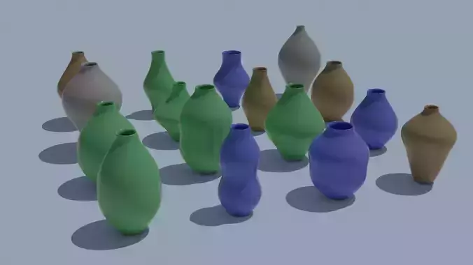 Pot Vase Urn Pack 16pcs v39