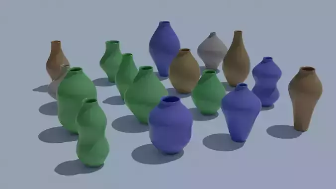 Pot Vase Urn Pack 16pcs v35