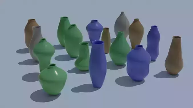 Pot Vase Urn Pack 16pcs v15