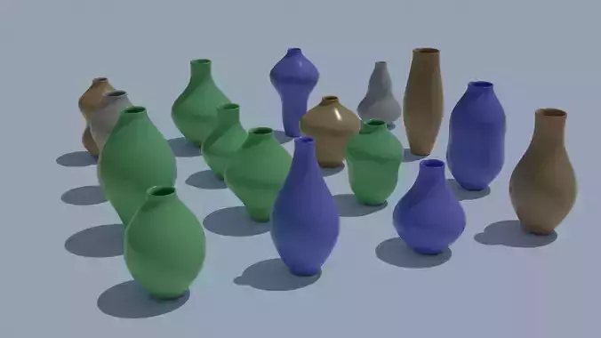 Pot Vase Urn Pack 16pcs v25