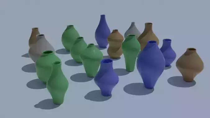 Pot Vase Urn Pack 16pcs v32