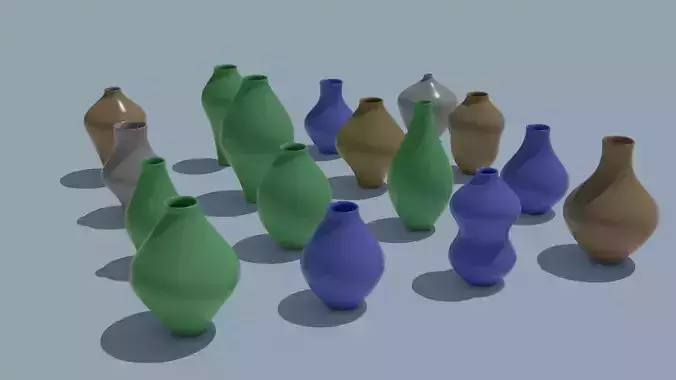 Pot Vase Urn Pack 16pcs v30