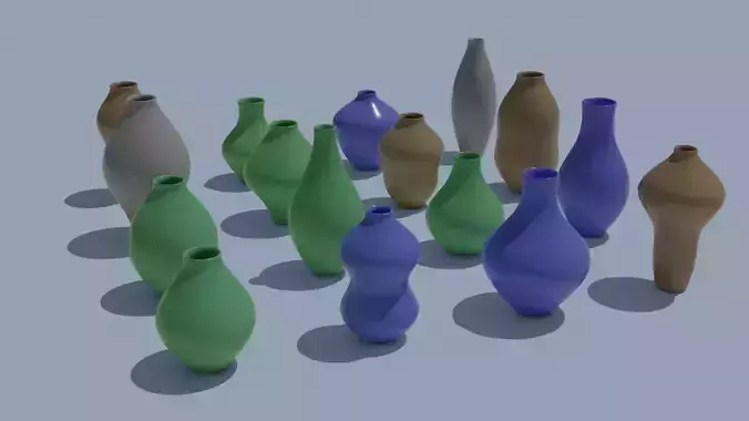 Pot Vase Urn Pack 16pcs v26