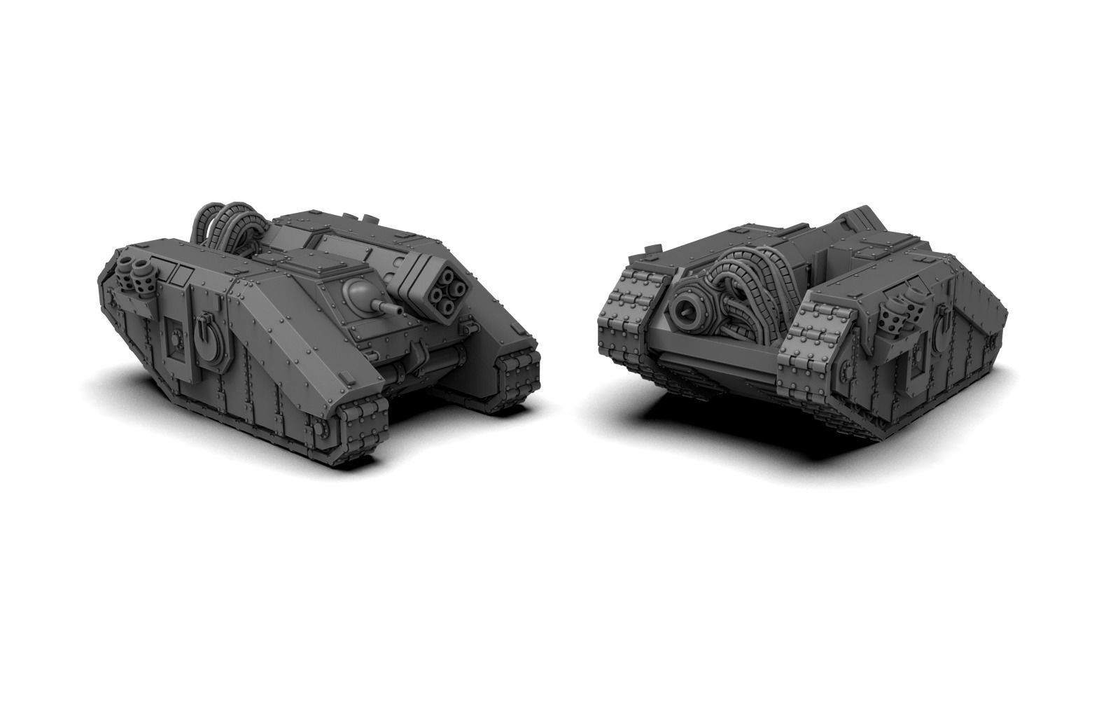 Perses Siege Tank 3D print model_9