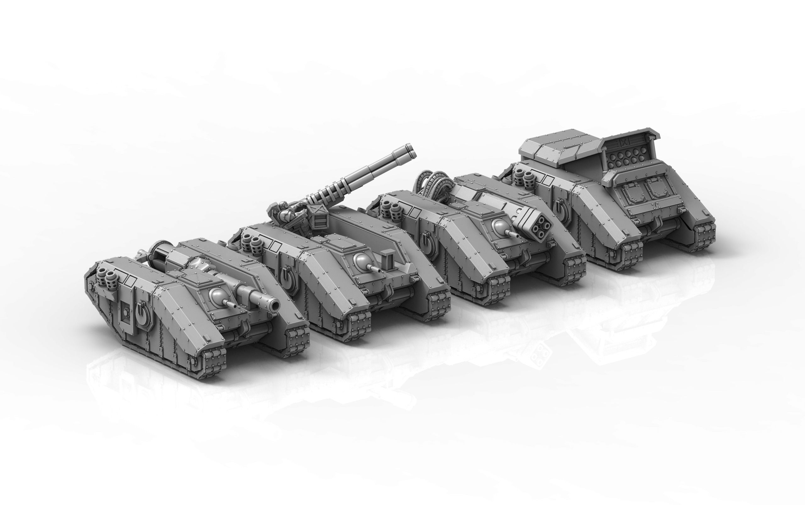 Perses Siege Tank 3D print model_1