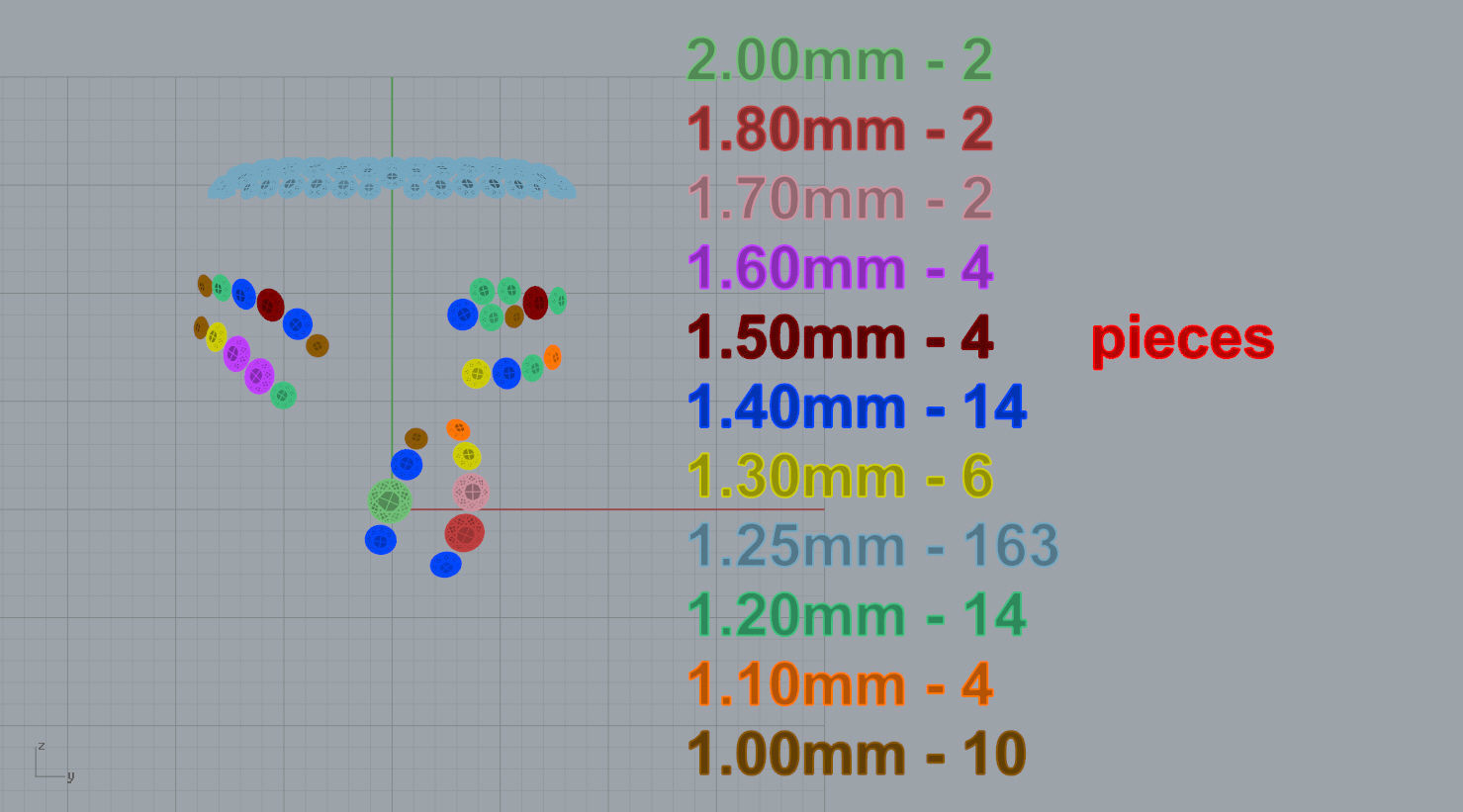  ring 3D print model sunflower 3D print model_7