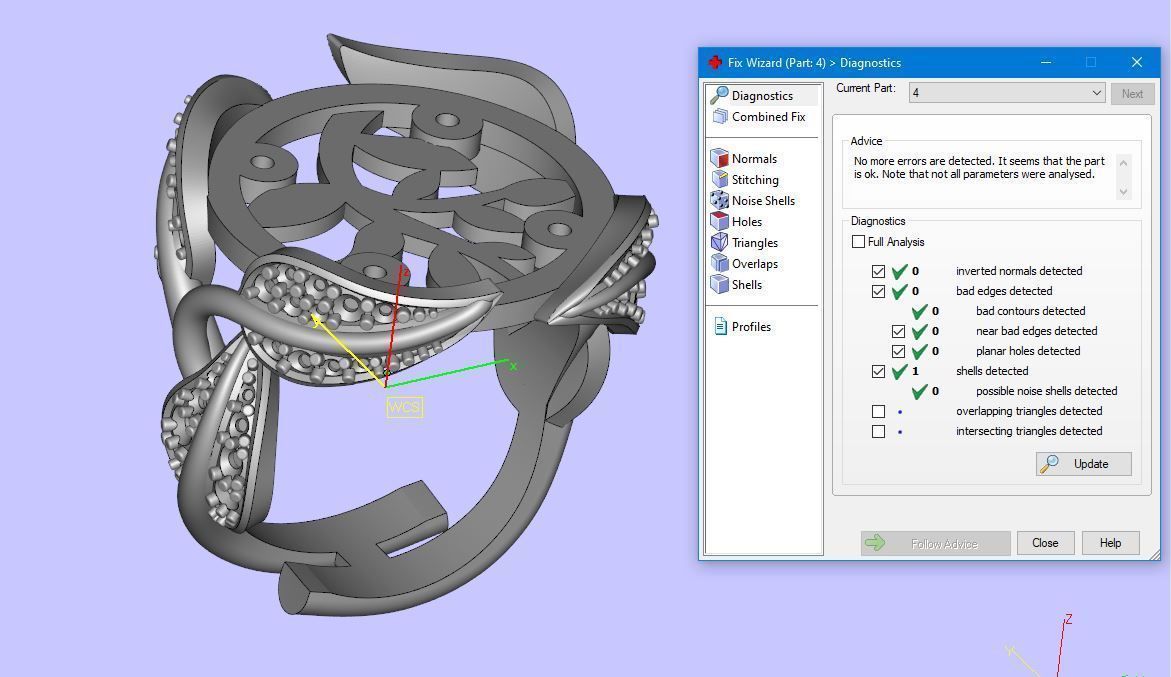  ring 3D print model sunflower 3D print model_11