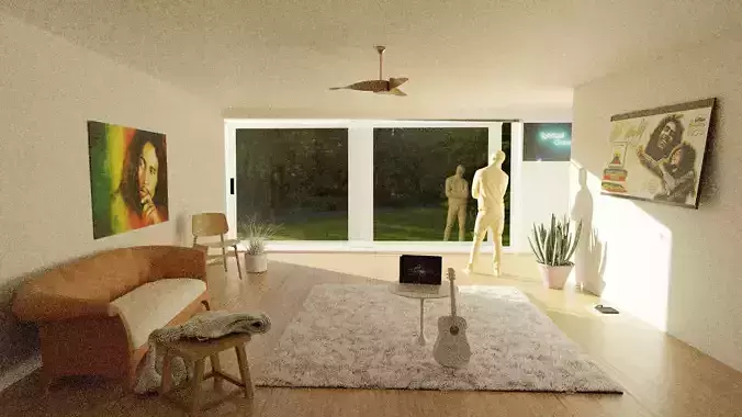 Living room Render