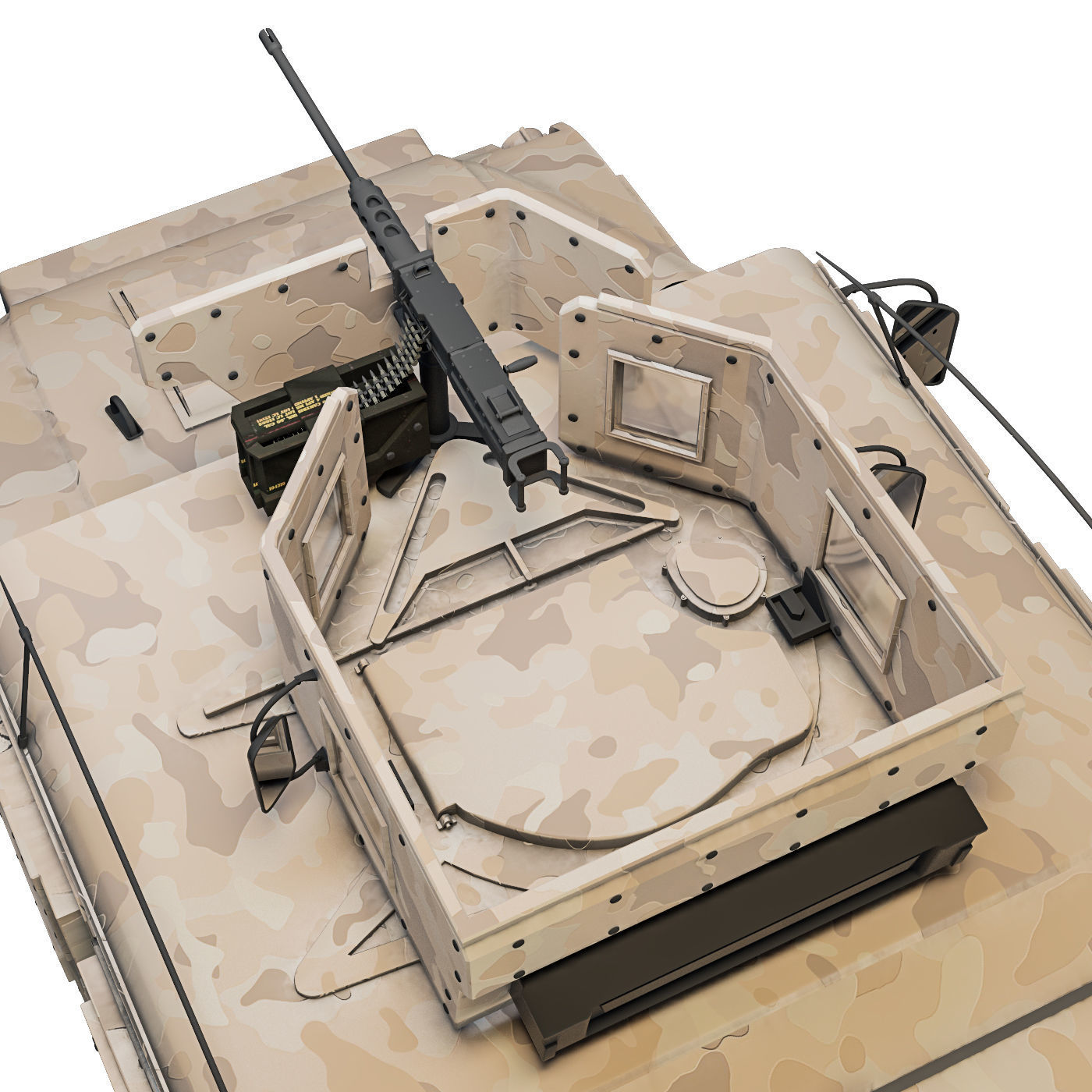 Humvee Military M1114  3D model_17