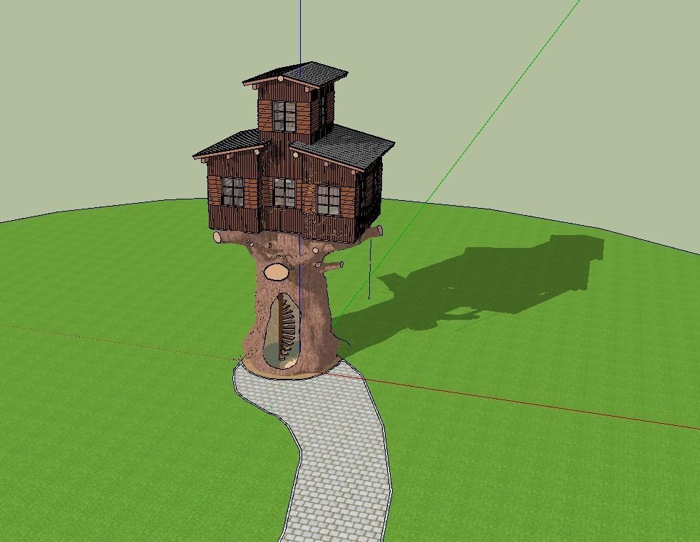 Tree House  3D model_3