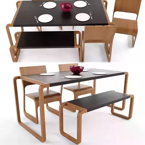 Table chair set 9