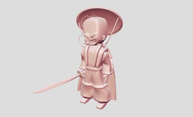 Funny Dummy Warrior 3D print model