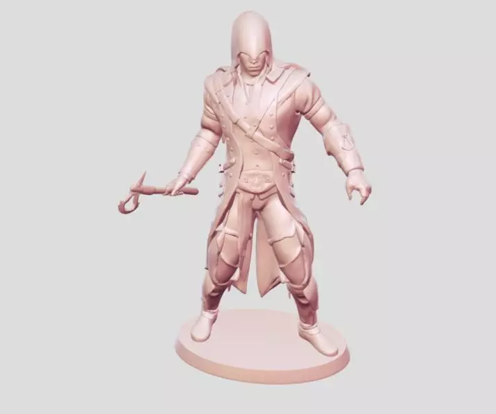Assasin Warrior man 3D print model_0