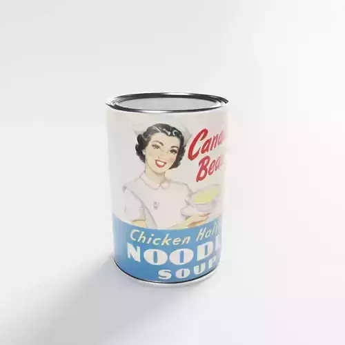 Vintage Canadian Beauty Soup Can