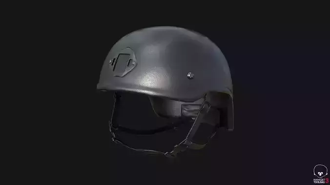 Tactical Helmet PBR Game-ready