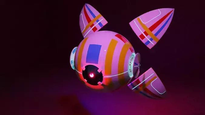 Robot Arm Scifi Spaceship Inspiration EYE 89 3D model