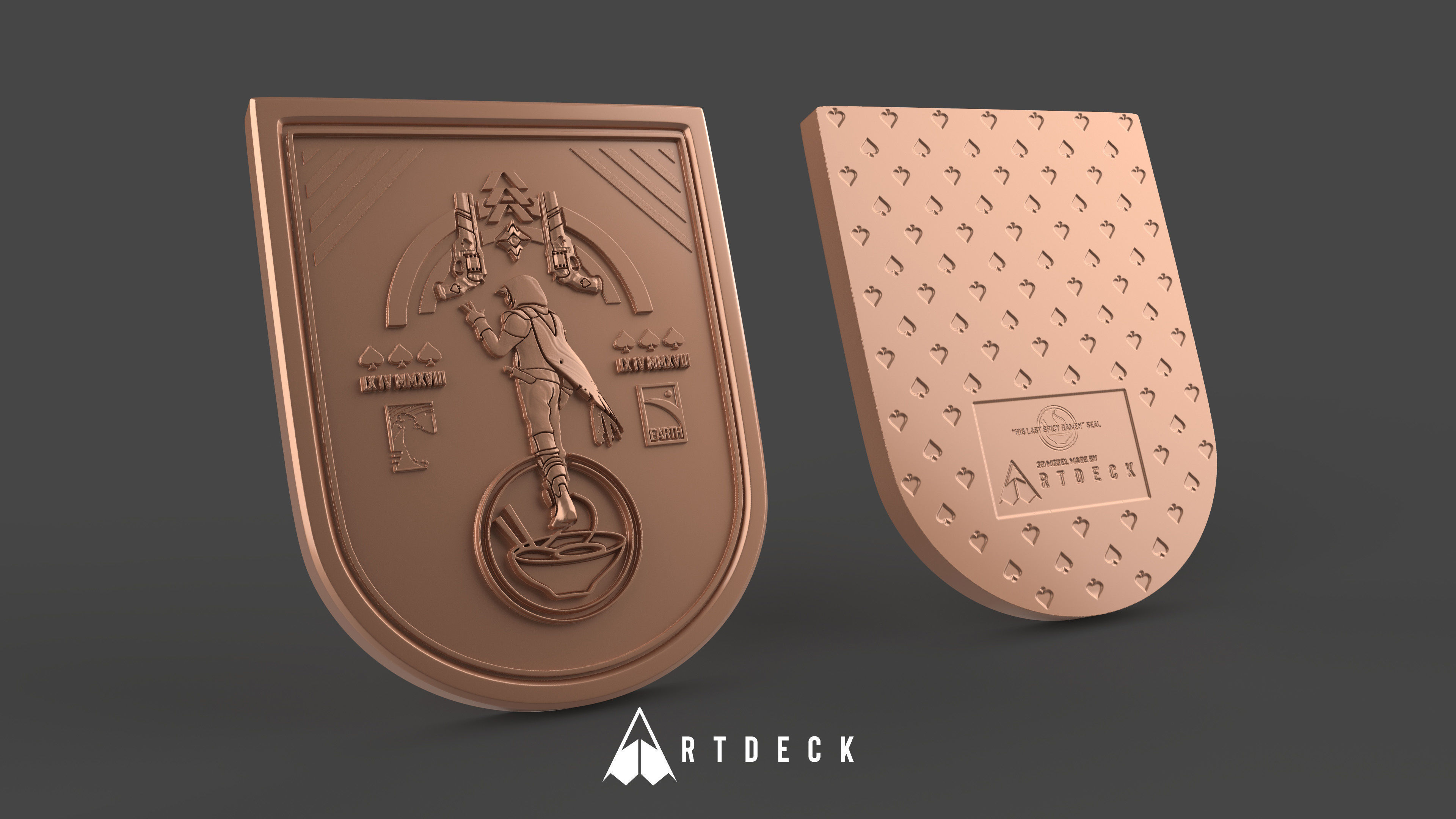 His Last Spicy Ramen 3D Printable Seal Free 3D print model_2