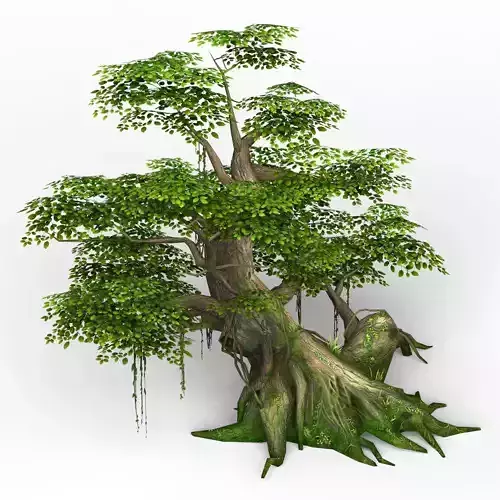 Game Ready Fantasy Tree 01