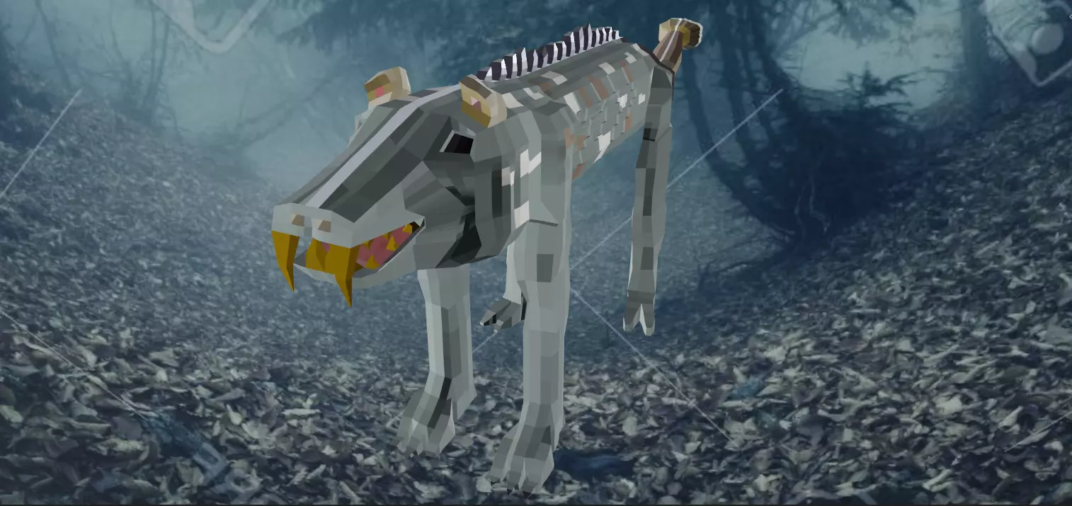 Purlovia minecraft horde of beasts 3D model_0