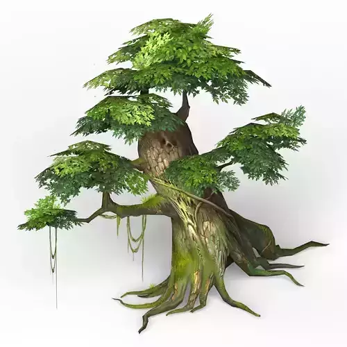 Game Ready Fantasy Tree 02