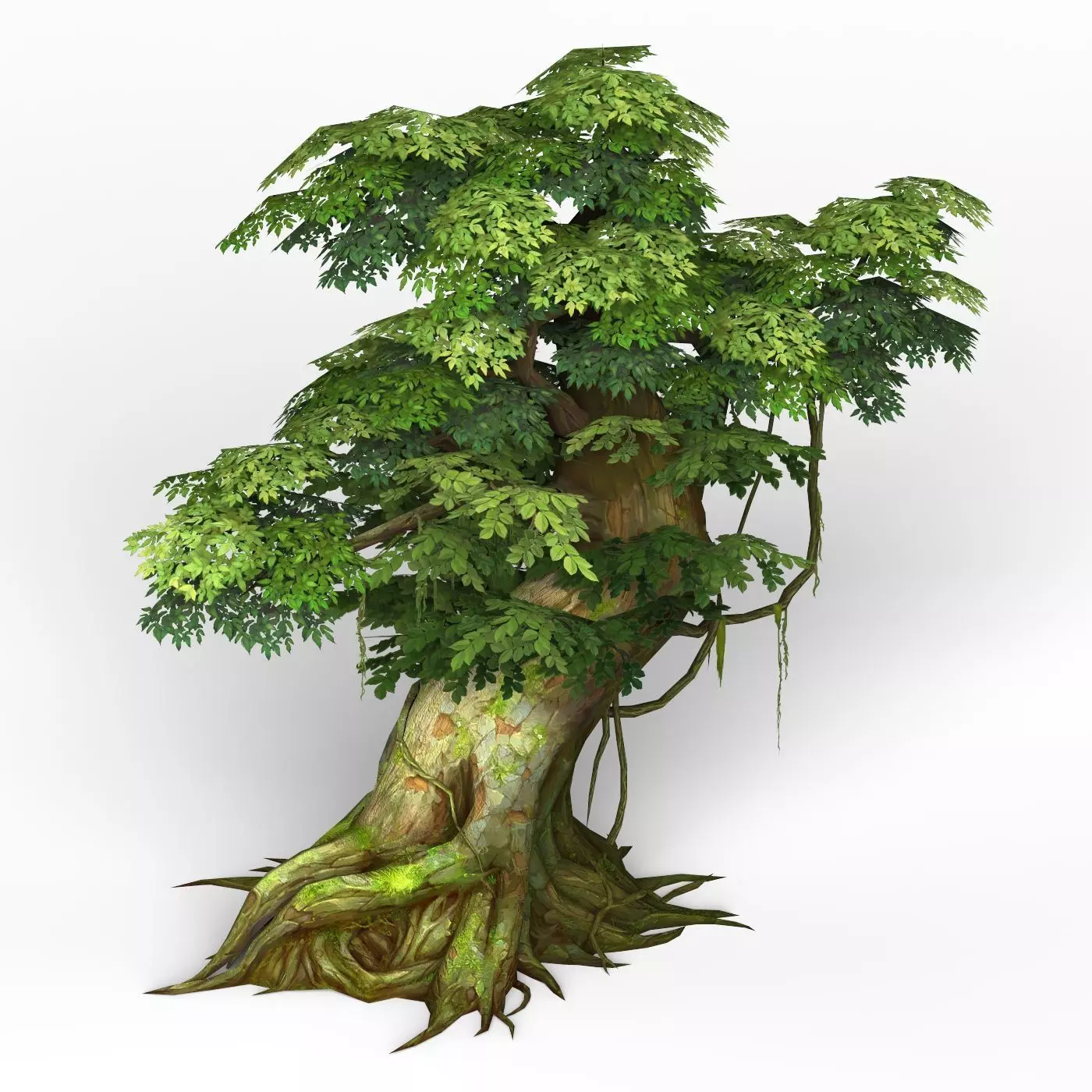 Game Ready Fantasy Tree 03 Low-poly 3D model