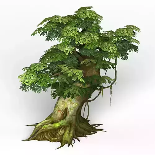 Game Ready Fantasy Tree 03