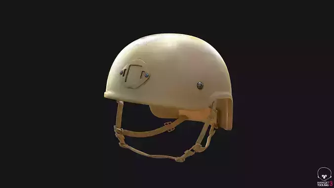 Tactical Helmet PBR Game-ready