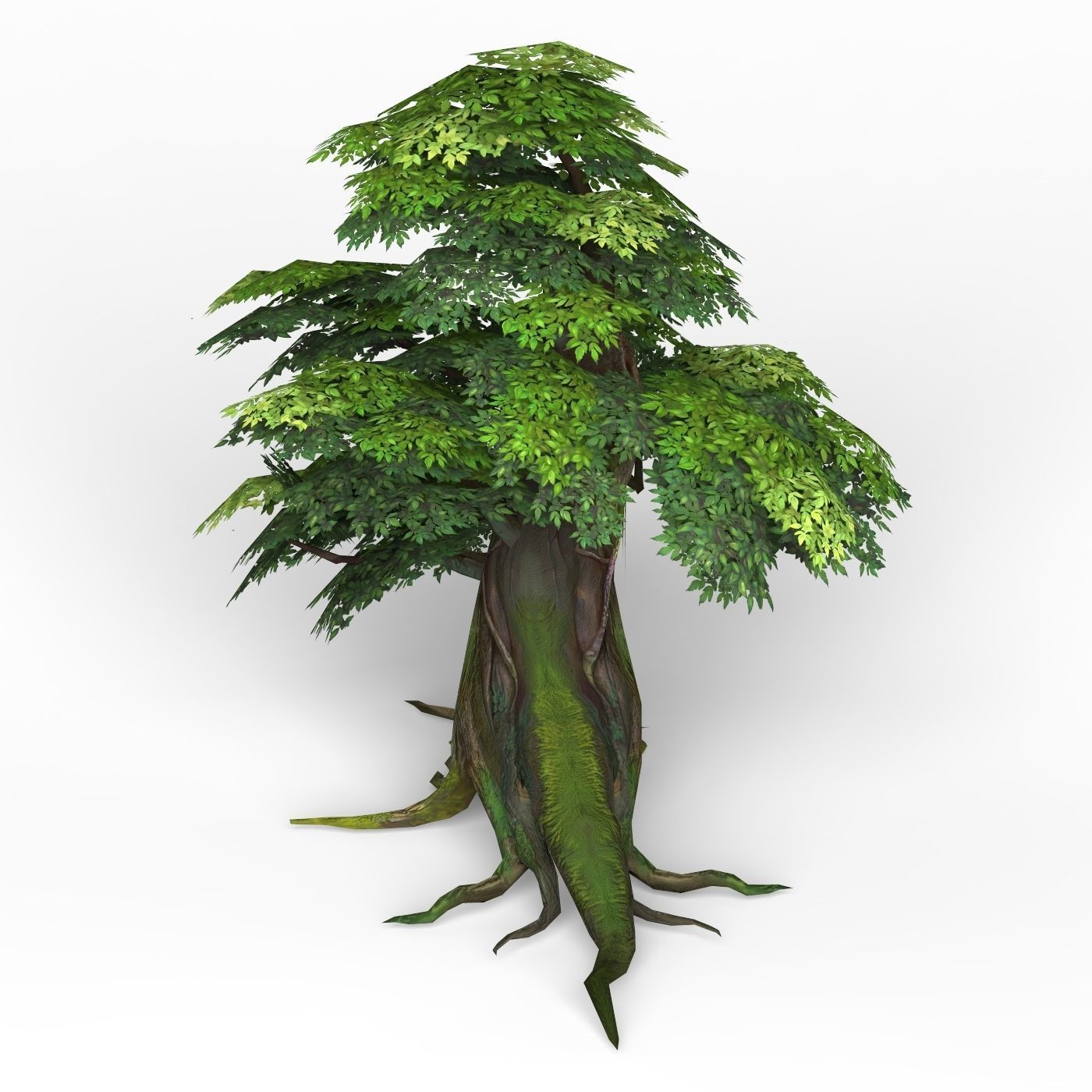 Game Ready Fantasy Tree 05 Low-poly 3D model_1