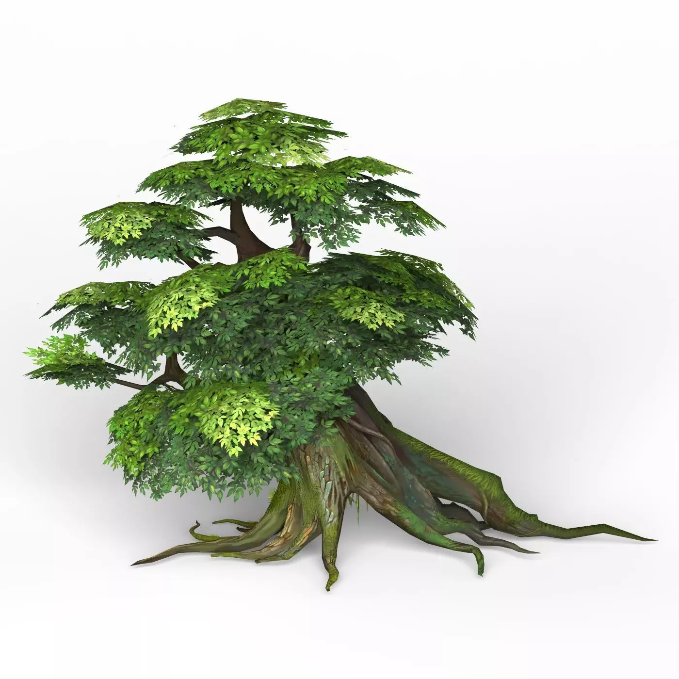 Game Ready Fantasy Tree 05 Low-poly 3D model_0