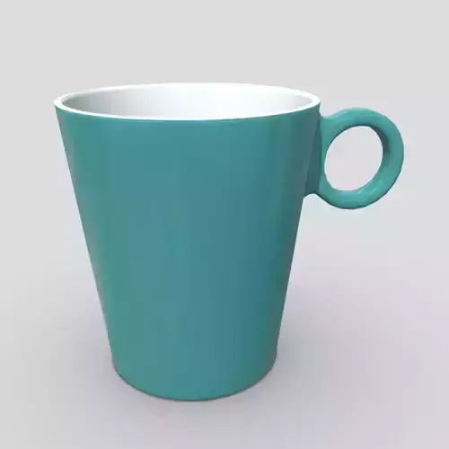 Mug 6 teal coffee cup