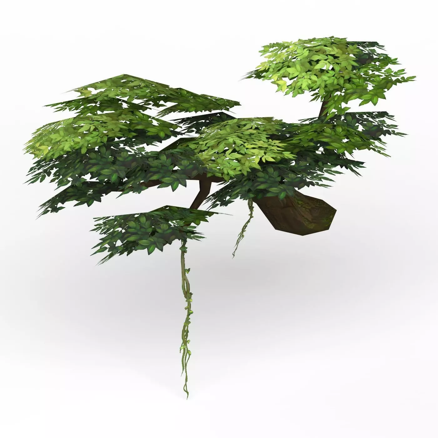 Game Ready Fantasy Tree 08 Low-poly 3D model_0