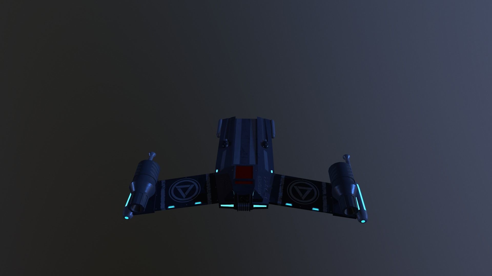 StarFighter- Felix Low-poly 3D model_5