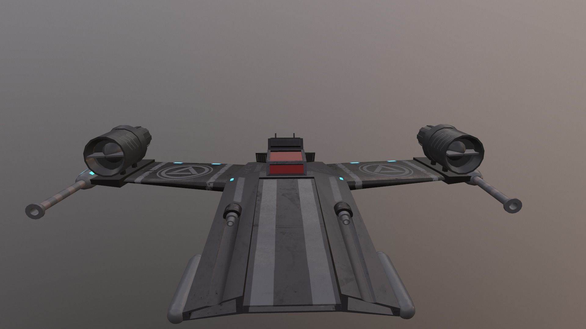 StarFighter- Felix Low-poly 3D model_2