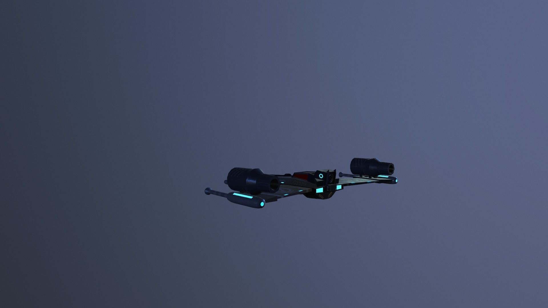 StarFighter- Felix Low-poly 3D model_6