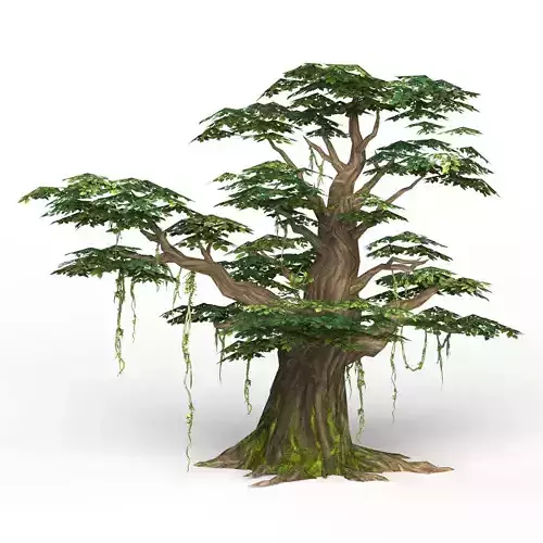 Game Ready Fantasy Tree 09