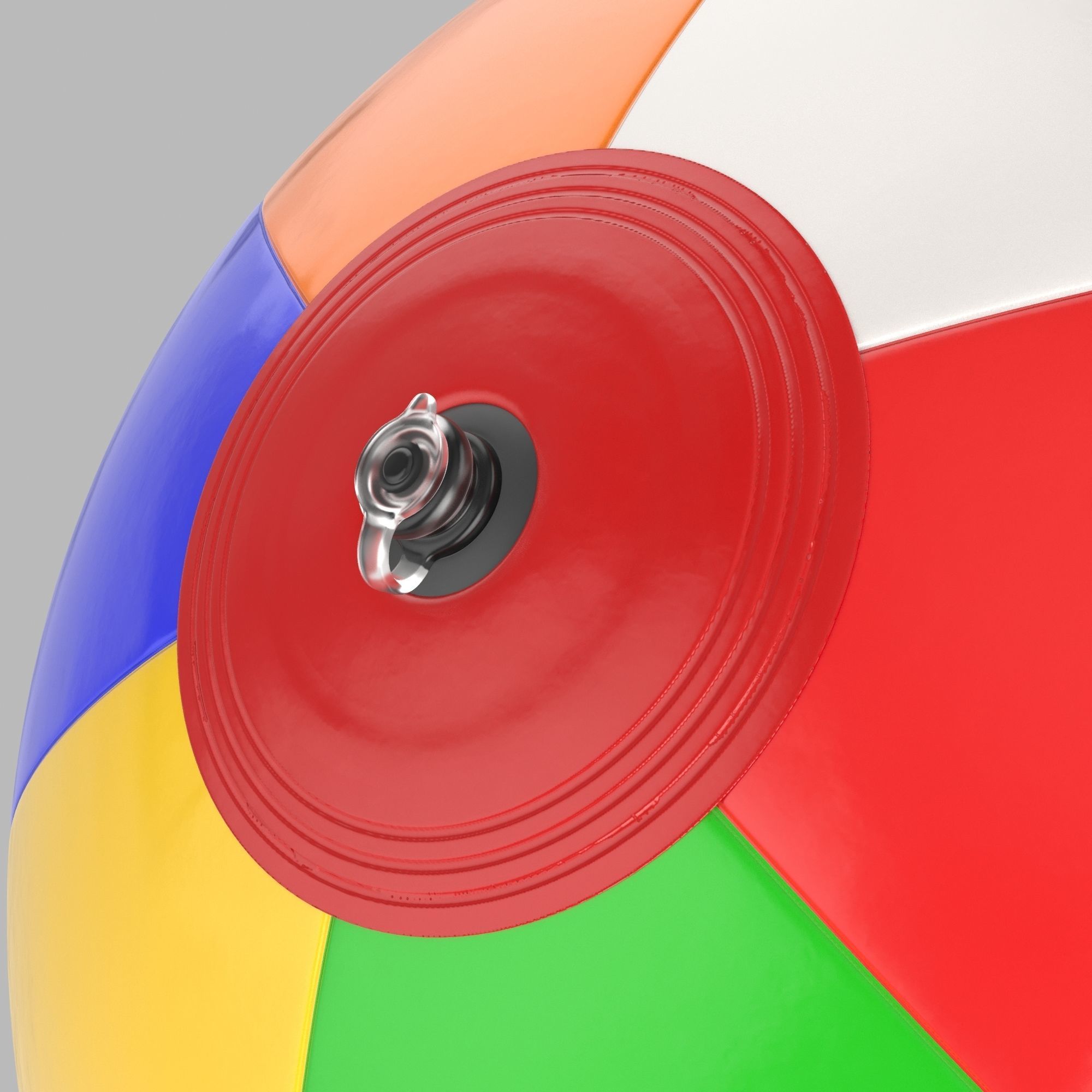 Beach ball 3D model_4