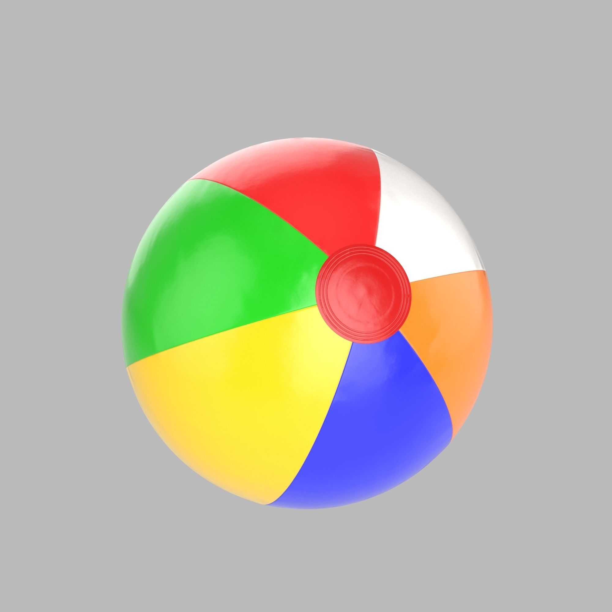 Beach ball 3D model_1
