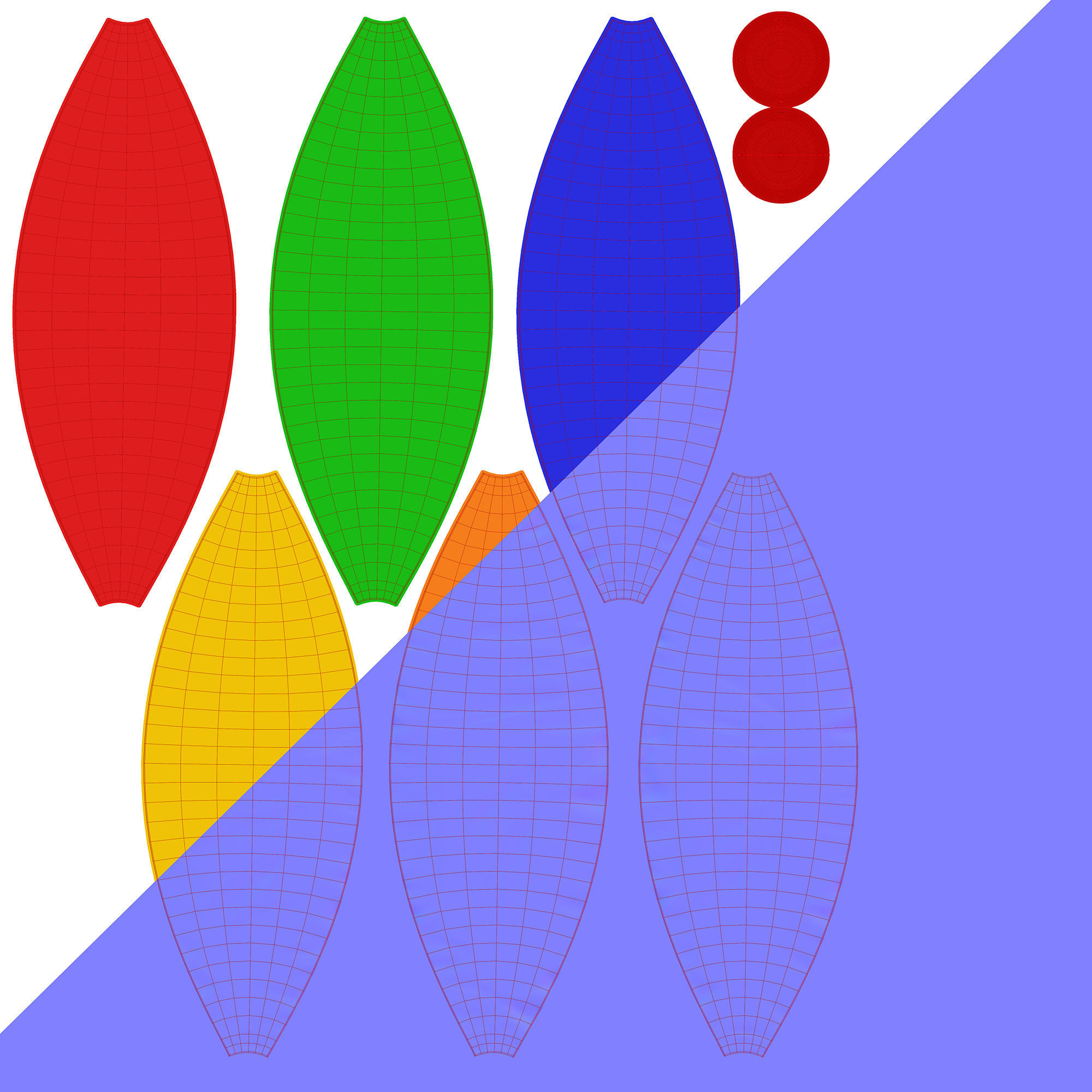 Beach ball 3D model_10