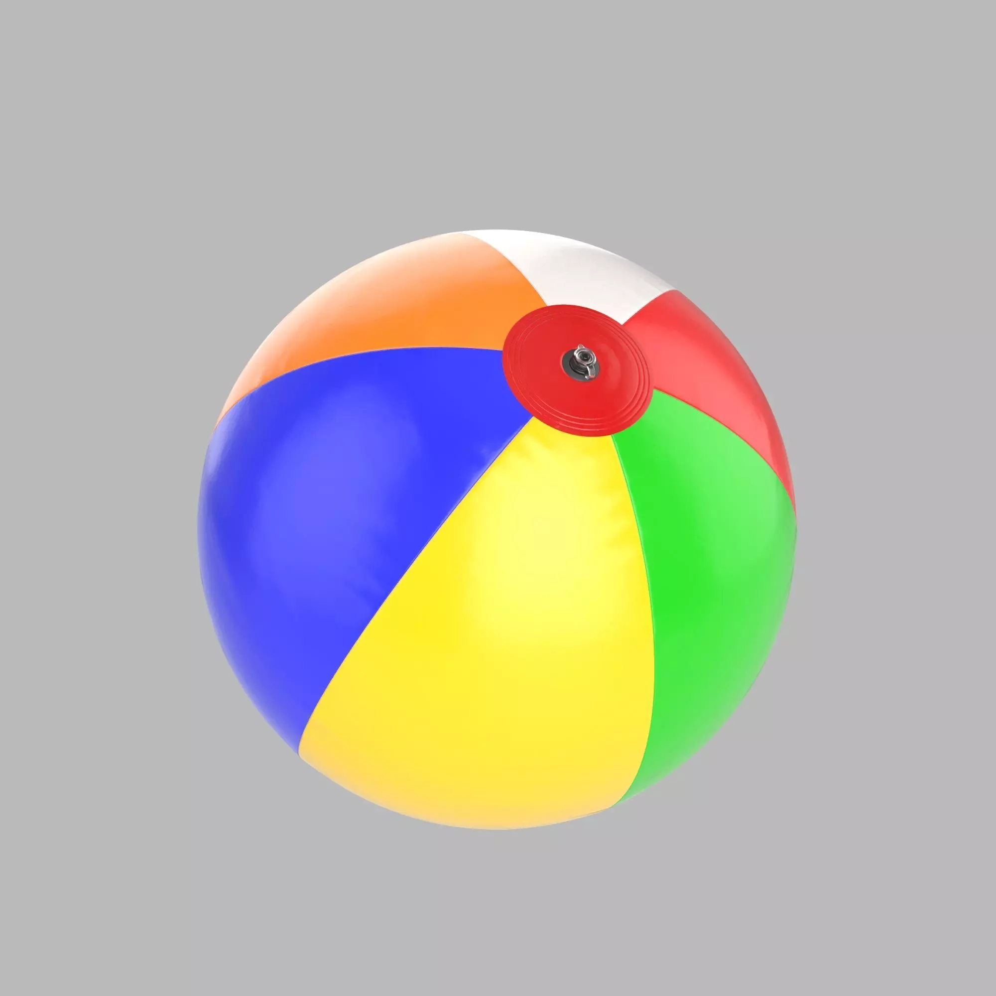 Beach ball 3D model_0