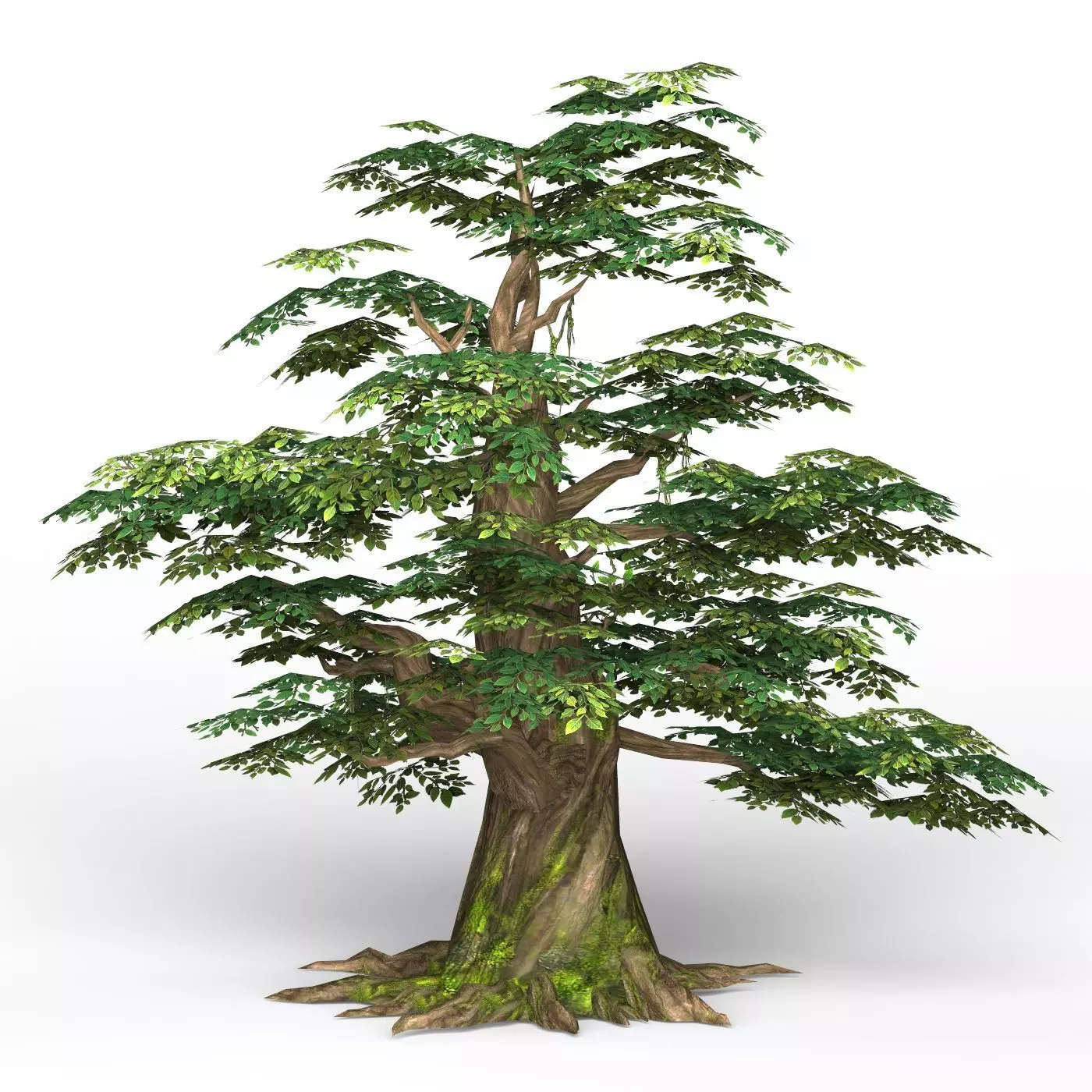 Game Ready Fantasy Tree 11 Low-poly 3D model_0