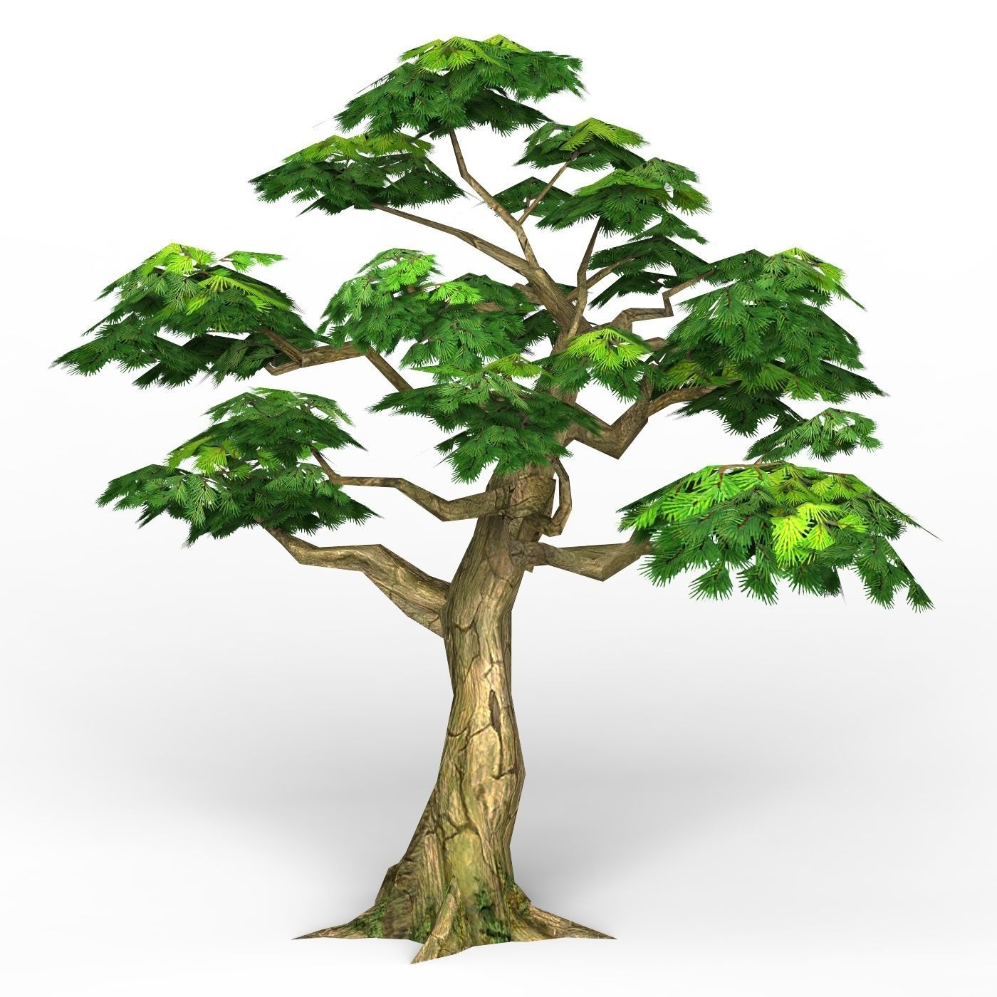 Game Ready Fantasy Tree 13 Low-poly 3D model_2