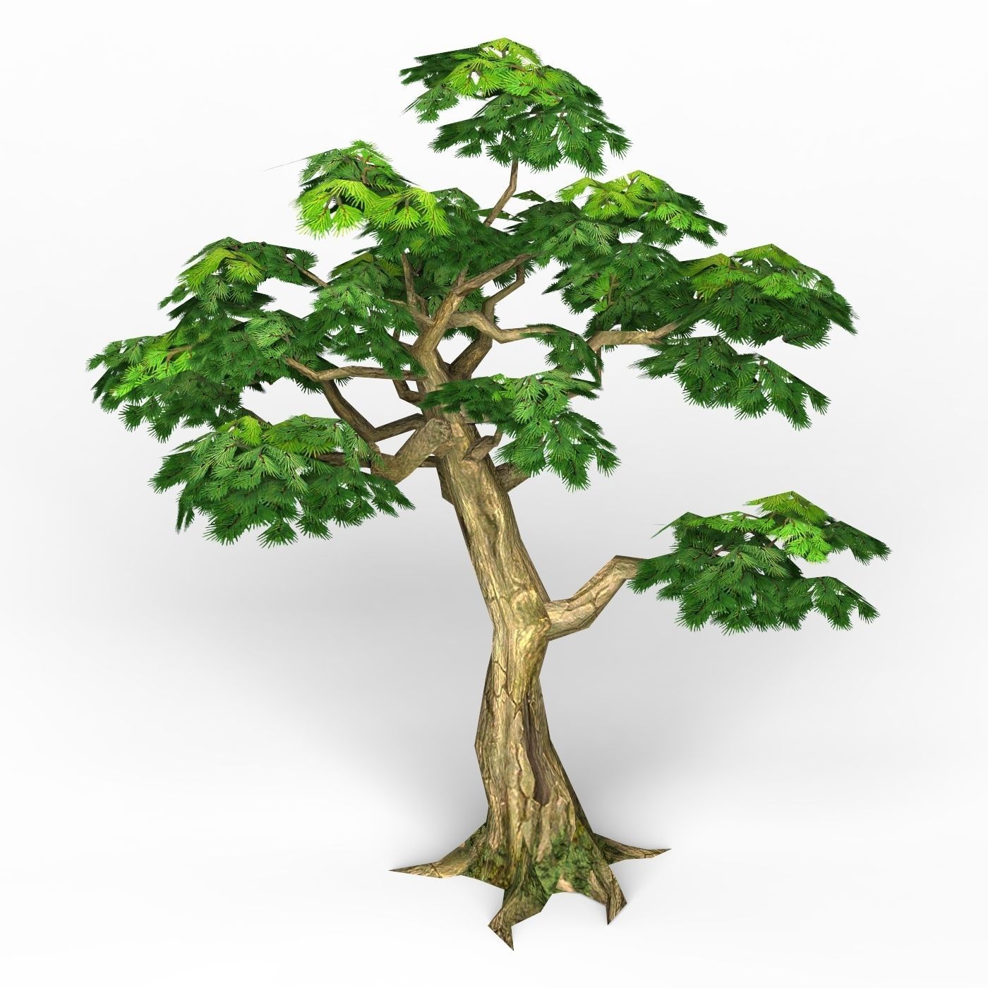 Game Ready Fantasy Tree 13 Low-poly 3D model_1