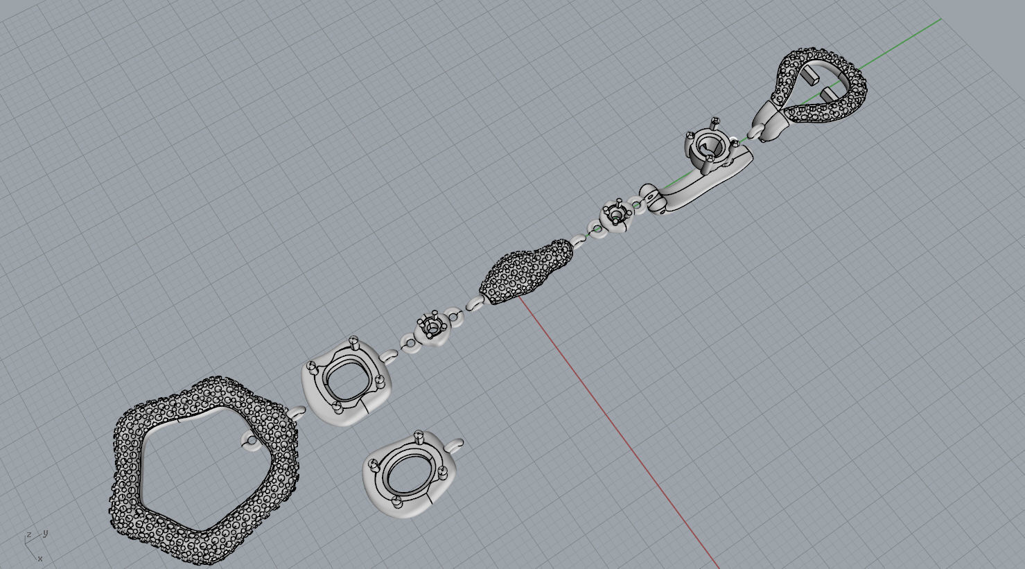  earrings N - 185 3D print model_23