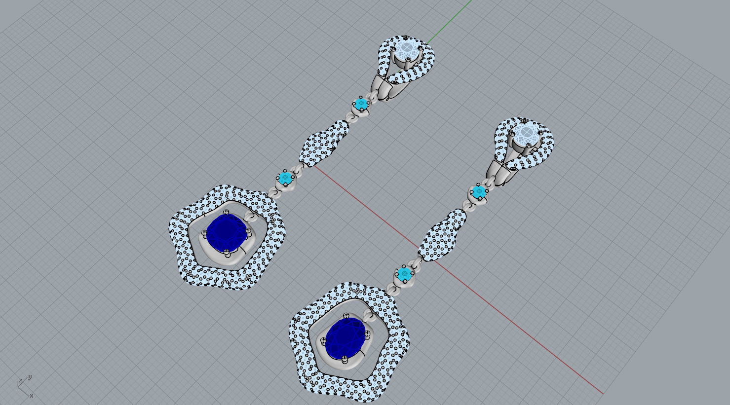  earrings N - 185 3D print model_21