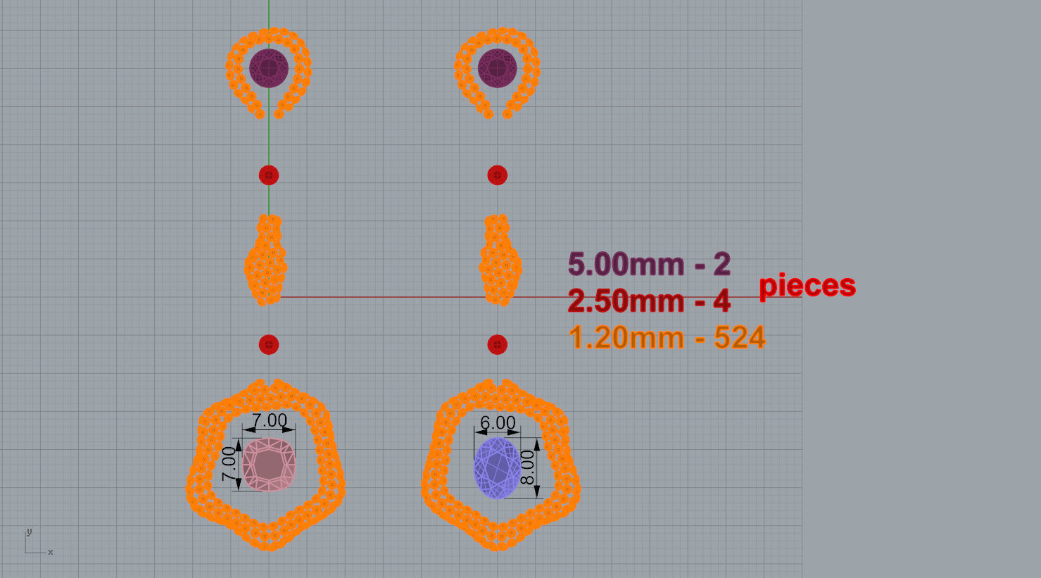  earrings N - 185 3D print model_25