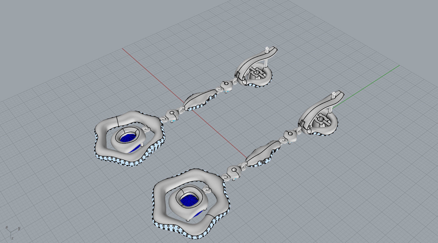  earrings N - 185 3D print model_22