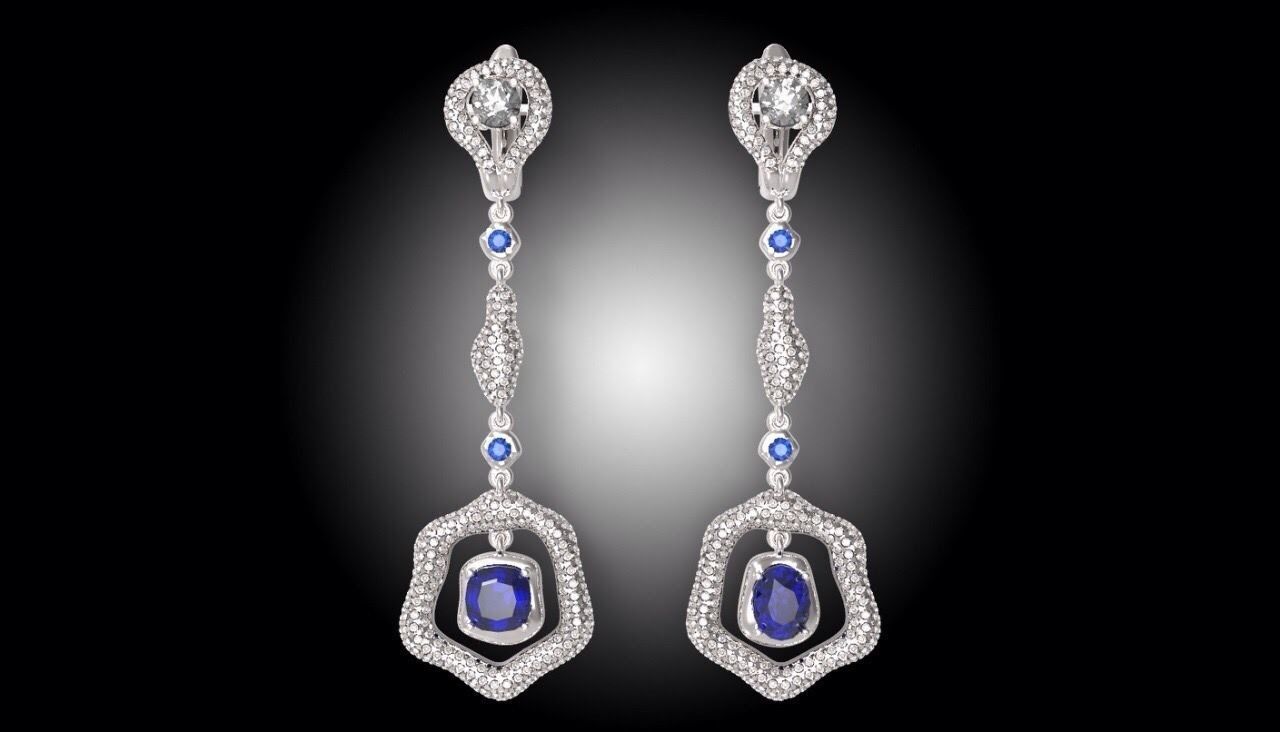  earrings N - 185 3D print model_3