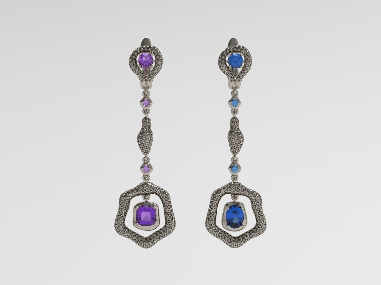  earrings N - 185 3D print model_5