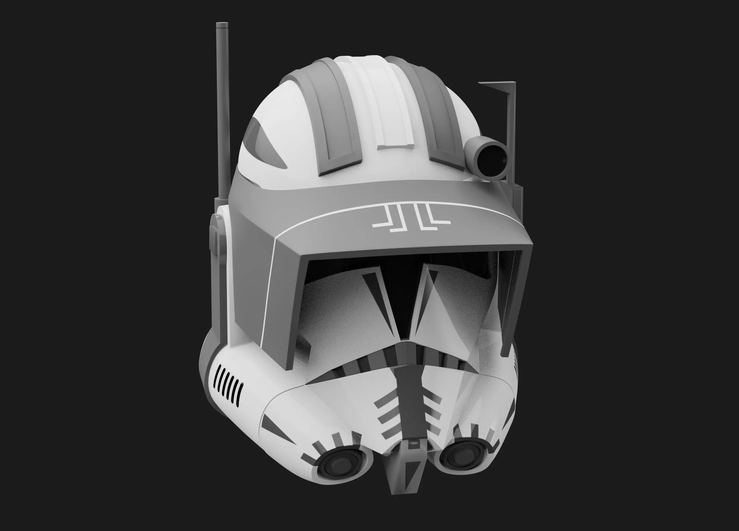 Commander Cody - Vaughn Helmet TCW - 3D Print Files STL 3D print model_0