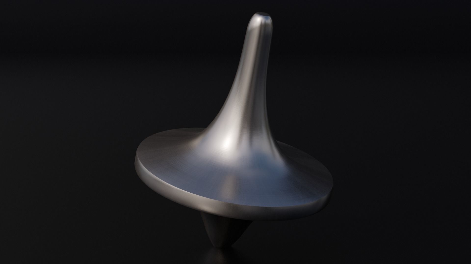 Spinning Top 3D model_4